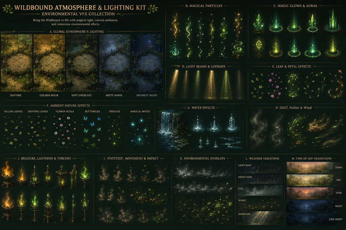 Wildbound atmosphere, lighting, and environmental effects kit